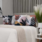 Kit 2 capas almofadas zíper invisível